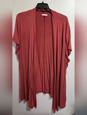Maurices Open Cardigan - Maroon